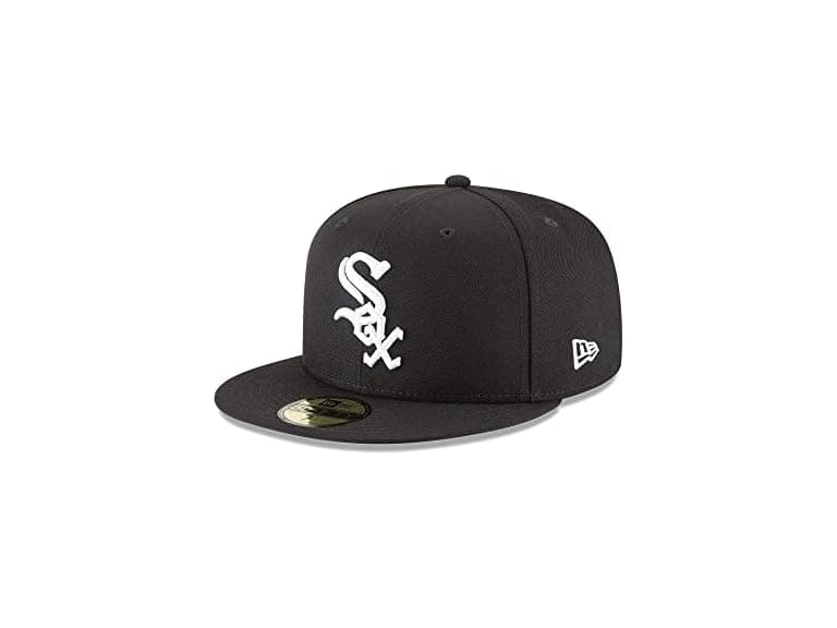 New Era 59Fifty Hat Chicago White Sox Basic Baseball Black Cap 11591167 (7 1/2) (Open Box) - Image 1
