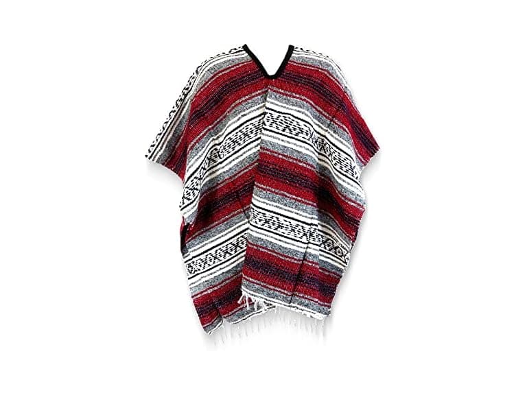 Leos Imports Men (OS) Traditional Mexican Ponchos - Image 1