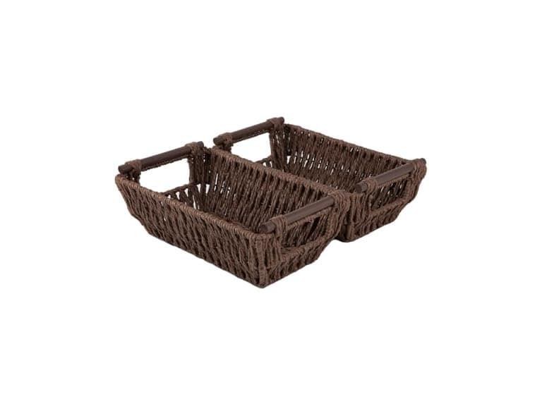 OIAHOMY Wicker Storage Baskets 2Pk - Image 1