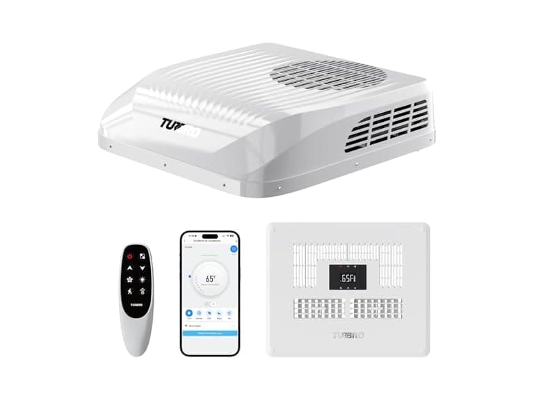 TURBRO Greenland-DC GLD09 RV AC, White - Image 1