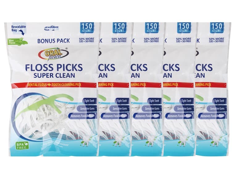 Multi Pack Super Clean Floss Picks - Image 1