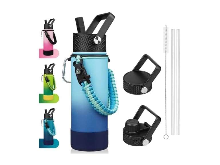 BJPKPK 22oz Insulated Water Bottle - Image 1