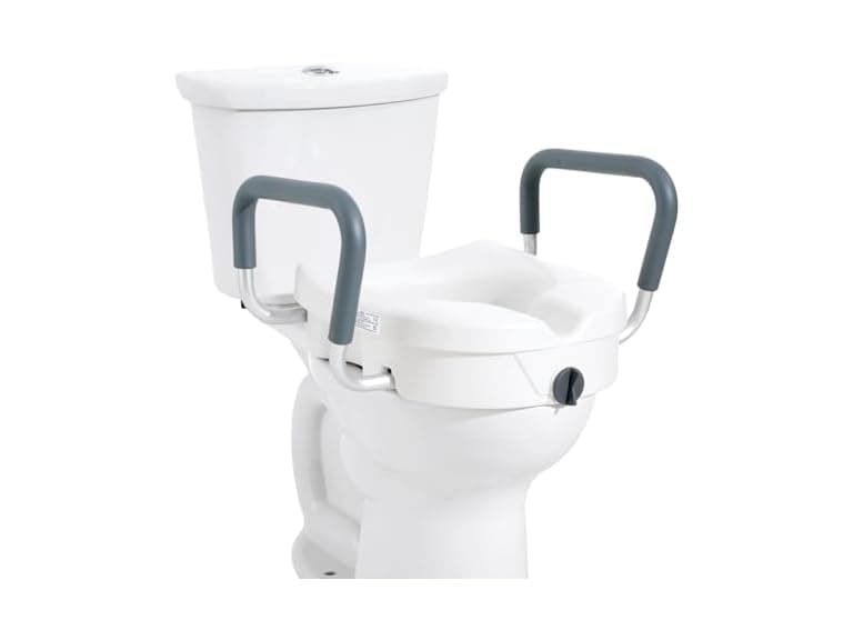 Raised Toilet Seat, 5" Height Raised, 350 lbs - Image 1