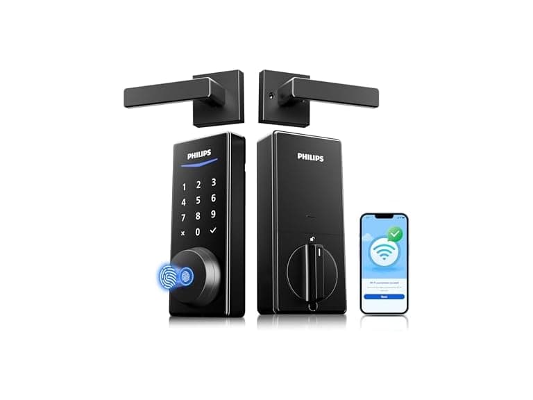 Philips 4000 Series Wi-Fi Smart Deadbolt w/Handles - Image 1