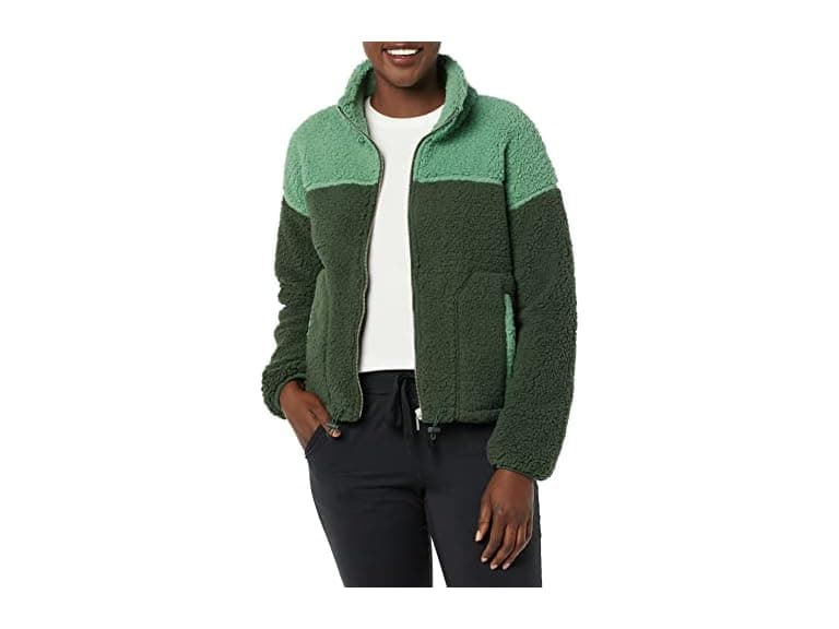 Amazon Essentials Women Seamed Sherpa Jacket - Image 1