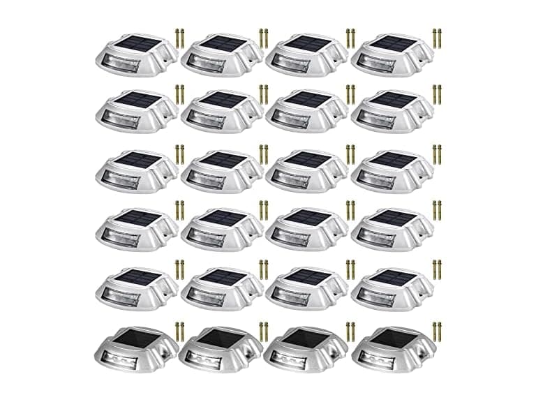 Driveway Lights 24-Pack Solar Driveway Lights - Image 1