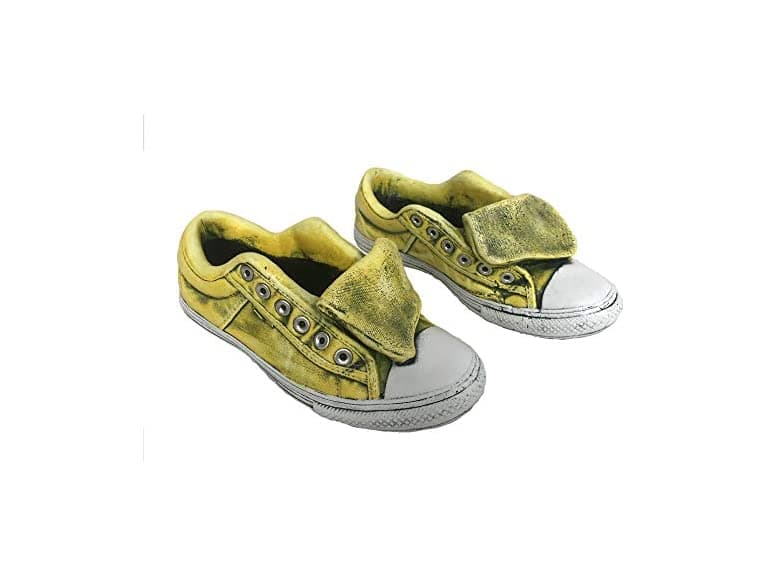 11" Yellow Sneaker Planter, Set of 2 - Image 1