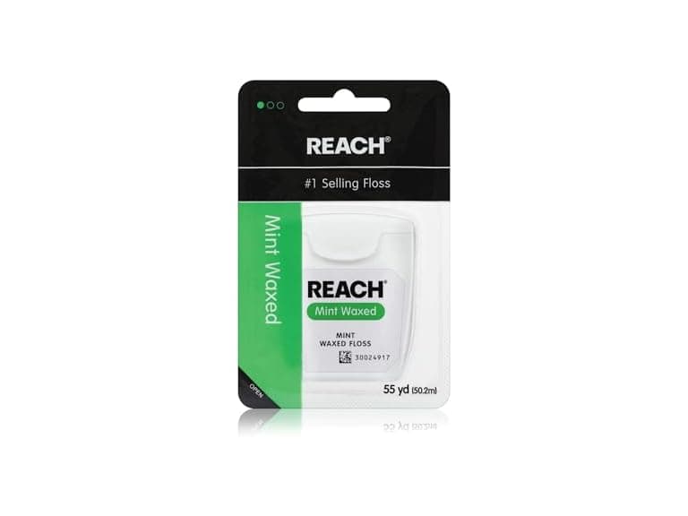 Reach Waxed Dental Floss Mint 55yd - Image 1