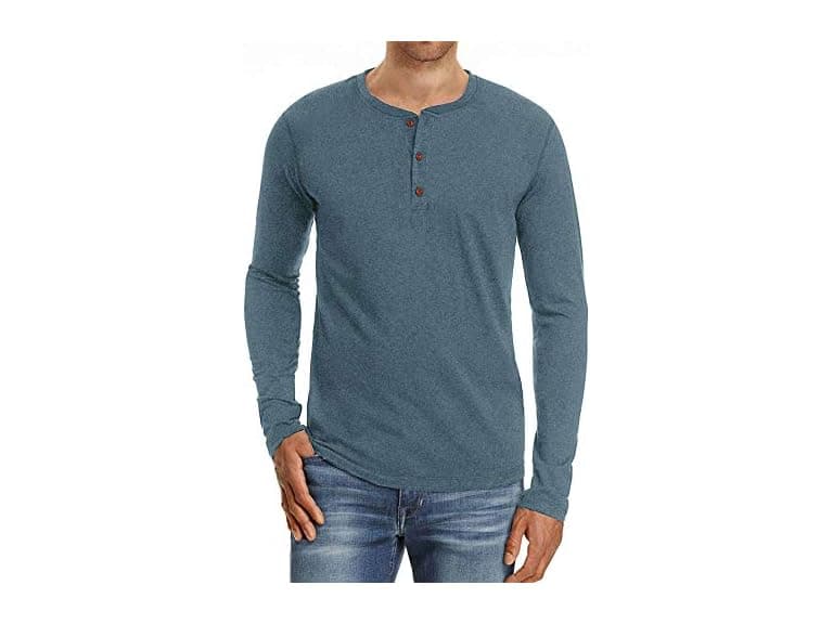 Nitagut Men (XL) Casual Slim Long Sleeve Shirts - Image 1