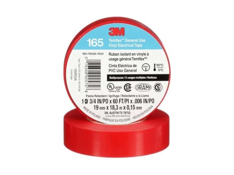 3M TEMFLEX Vinyl Electrical Tape 165 - Image 1