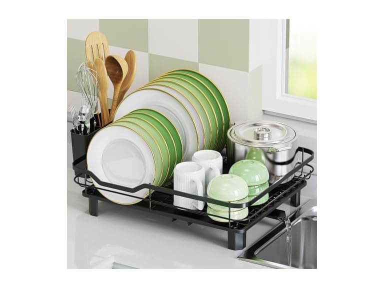 ROTTOGOON Black Dish Drying Rack - Image 1