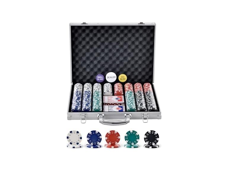 VEVOR Poker Chip Set, 500-Piece Poker - Image 1