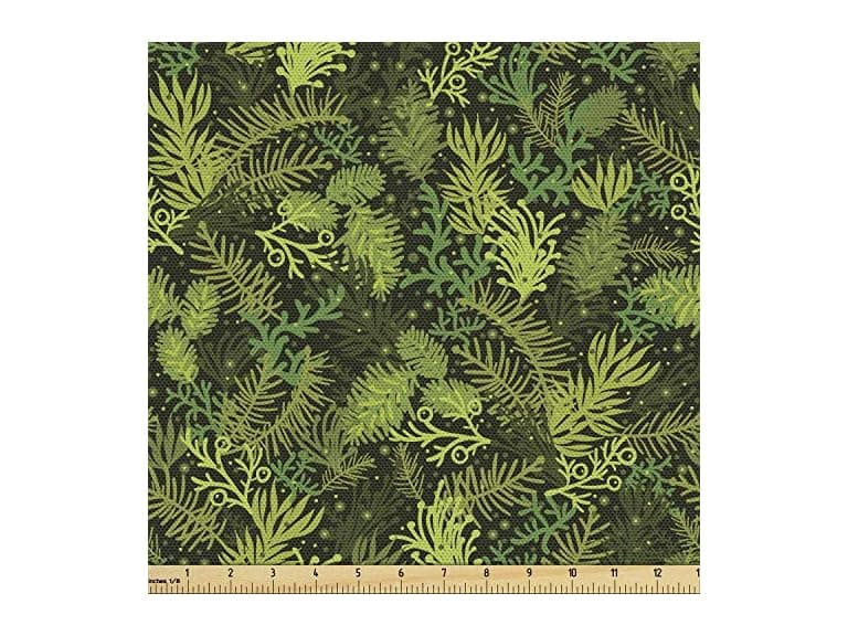 Ambesonne Sage Fabric by The Yard - Image 1