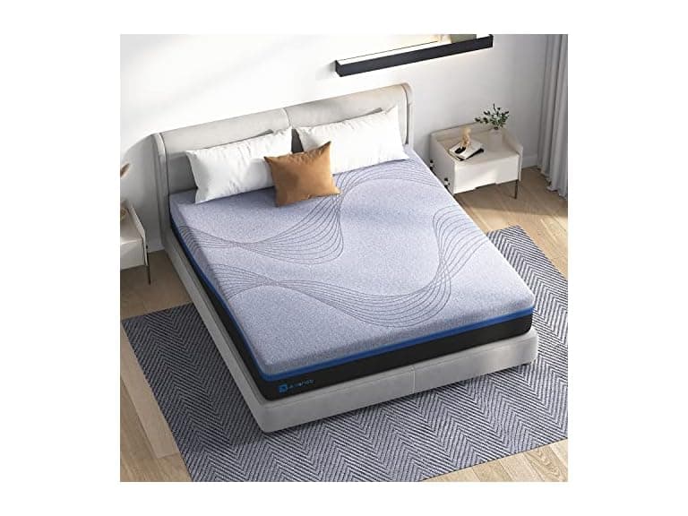 Avenco 10 Inch Gel Memory Foam Queen Mattress - Image 1