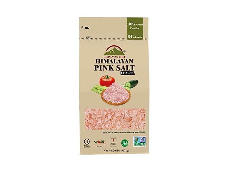 Himalayan Chef Pink Salt, Coarse Grain - 20 lb - Image 1