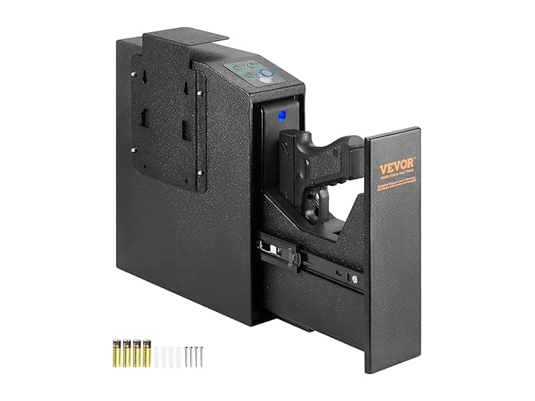 Mounted Gun Safe for Pistols, Biometric Gun Safe - Image 1
