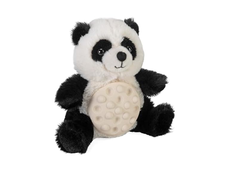 Wild Republic Poppykins Mini Panda Stuffed Animal - 7.5" - Image 1