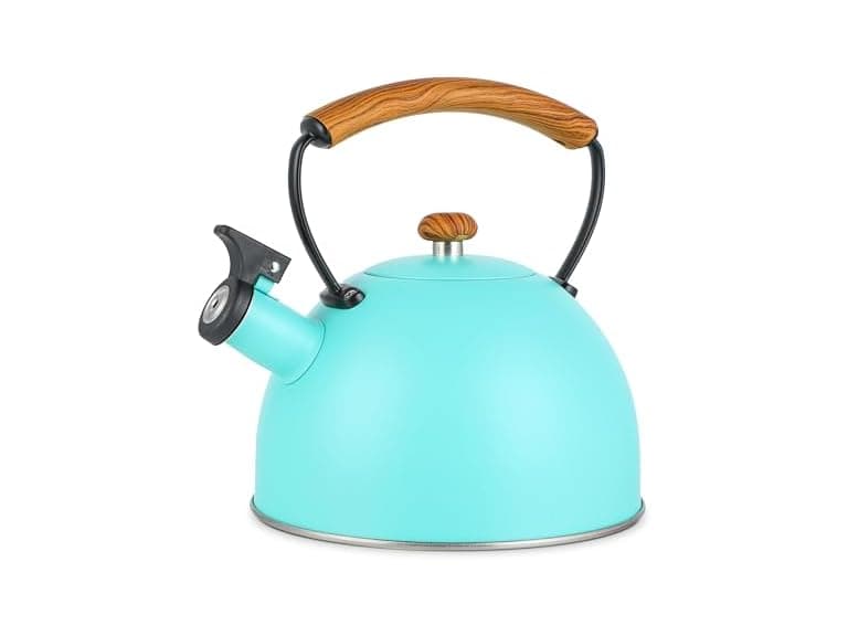 YSSOA Whistling Stovetop Tea Kettle, Blue - Image 1