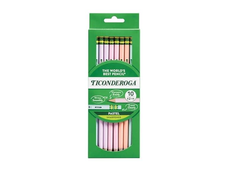 Ticonderoga Ticonderoga Pastel Pencils, 2 Soft, - Image 1