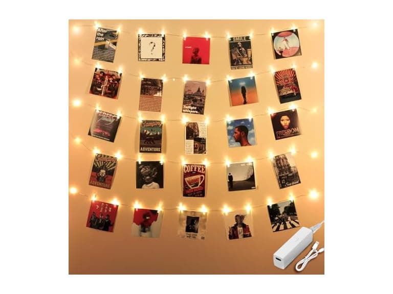 Lakumu Clip Fairy Lights 33FT - Image 1