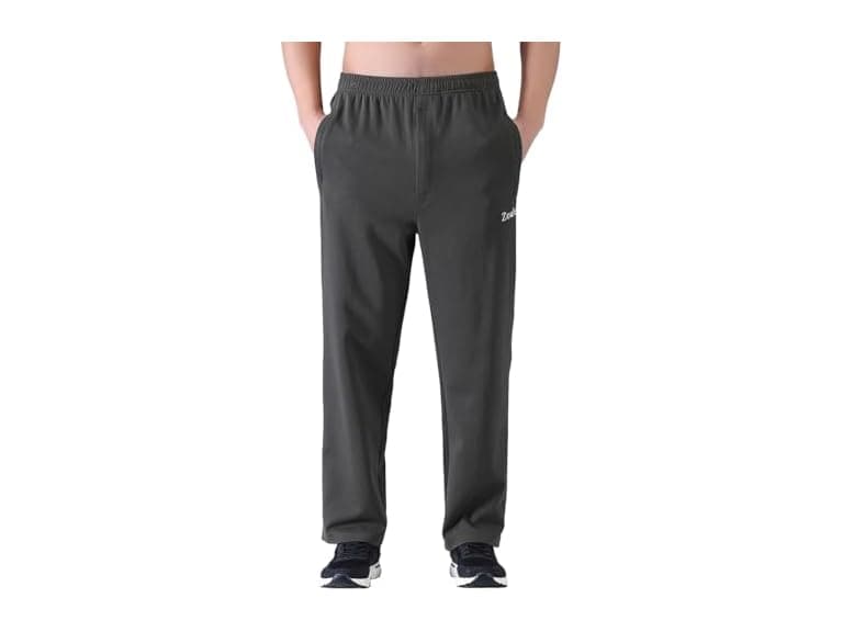 Zoulee Men's Open-Bottom Cotton Track - Image 1
