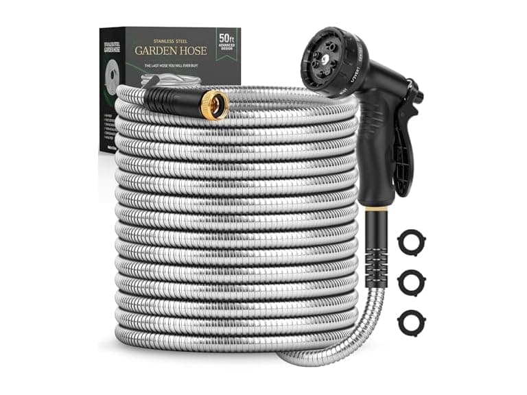 Itsonestep 50FT Metal Garden Hose - Image 1