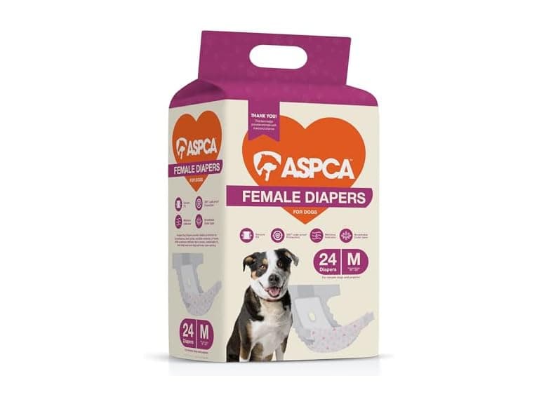 ASPCA Female Dog Diapers with Wetness Indicator - Image 1
