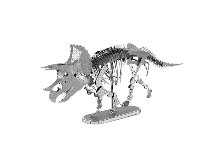 Metal Earth Triceratops Skeleton 3D Metal Model Kit Fascinations - Image 1