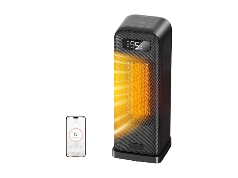 FLANUR Ceramic Indoor Heater Black - Image 1