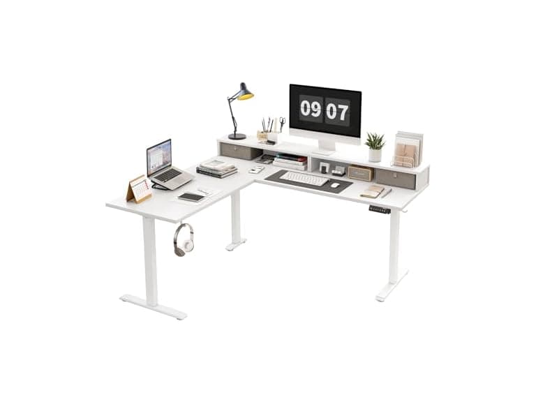 Agilestic Electric Desk with 2 Drawers - Image 1