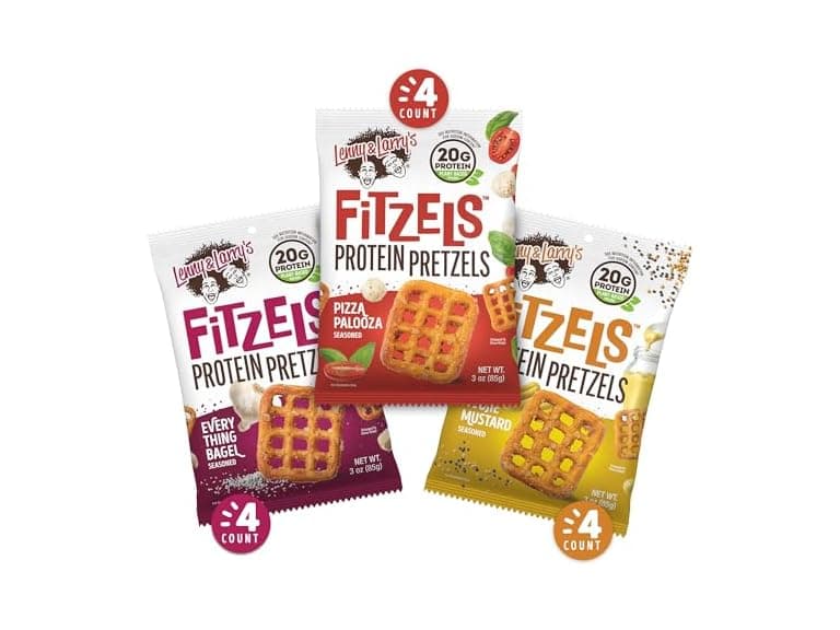 12CT Lenny & Larry's FITZELS Variety Pack, 3 Flavors - Image 1