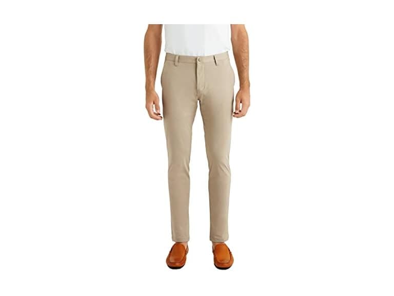 Rhone Men's Slim Commuter Pants, Khaki, - Image 1