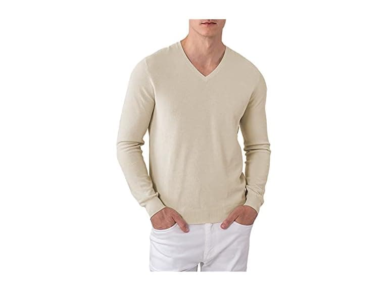 Altairega Men (XXL) Pure Cotton Long Shirt A Beige - Image 1