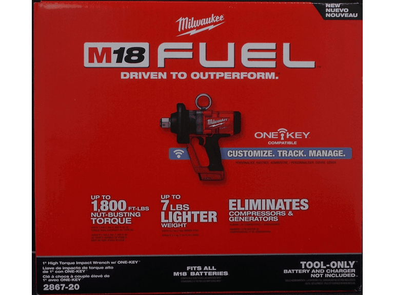Milwaukee 2867-20 M18 FUEL 1" HTIW Impact Wrench - Image 1