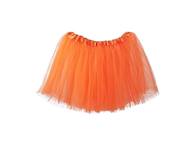 My Lello Women (OS) Adult Tutu Skirt Layer Orange - Image 1