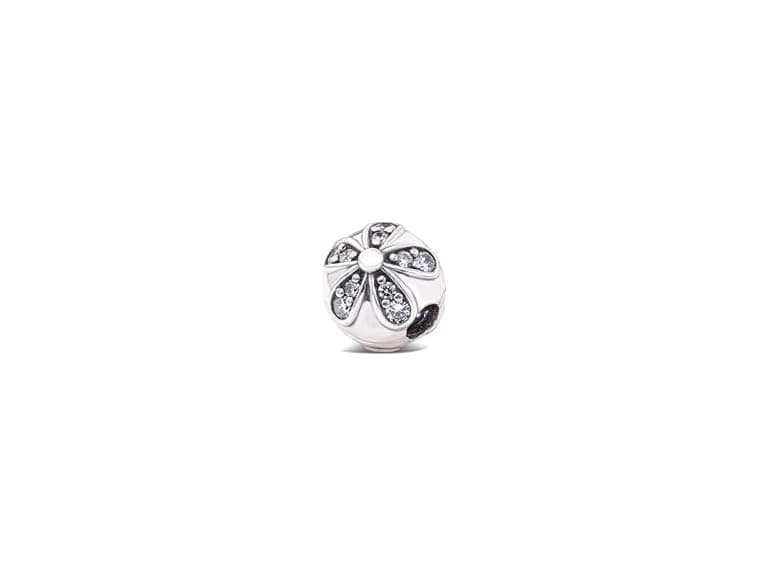PANDORA 791493CZ Dazzling Daisies Clip (Open Box) - Image 1