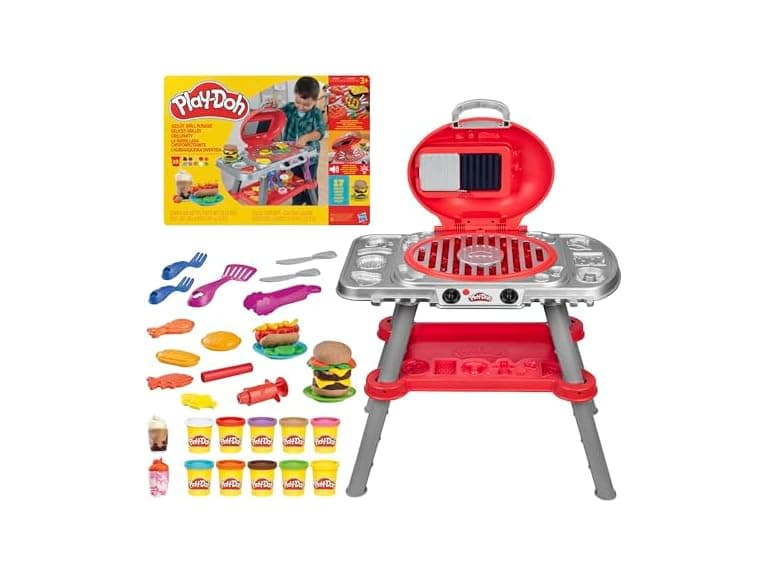 Play-Doh Sizzlin' Grill Playset (Open Box) - Image 1