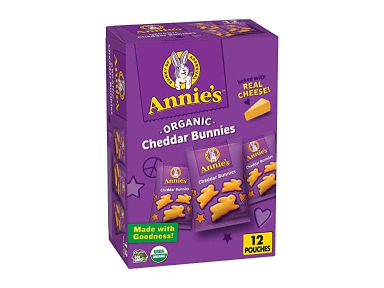 (12 Ct) Annie's Organic Cheddar Bunnies Baked - Image 1