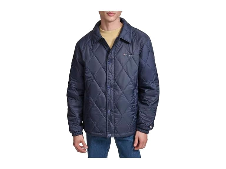 Champion Men Diamond Quilted Active Coaches Jacket - Image 1