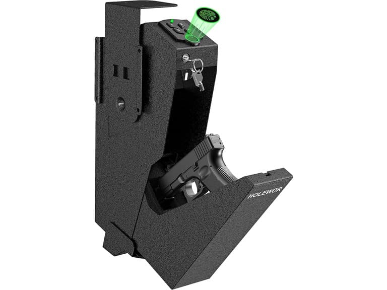 HOLEWOR Biometric Drop Down Gun Safe - Image 1