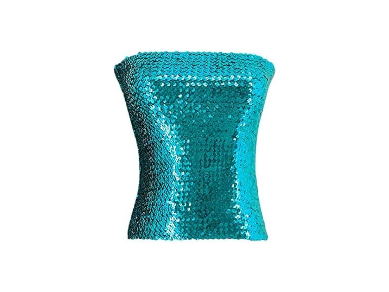 Naimo Women's (OS) Sparkly Bling Sequin Tube Top - Image 1