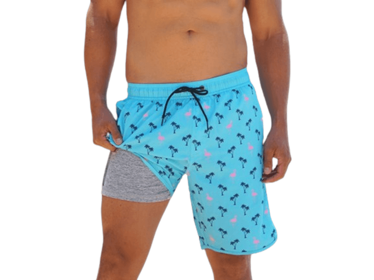 Warriors & Scholars Men's Swim Trunks W/Performance Liner - Image 1