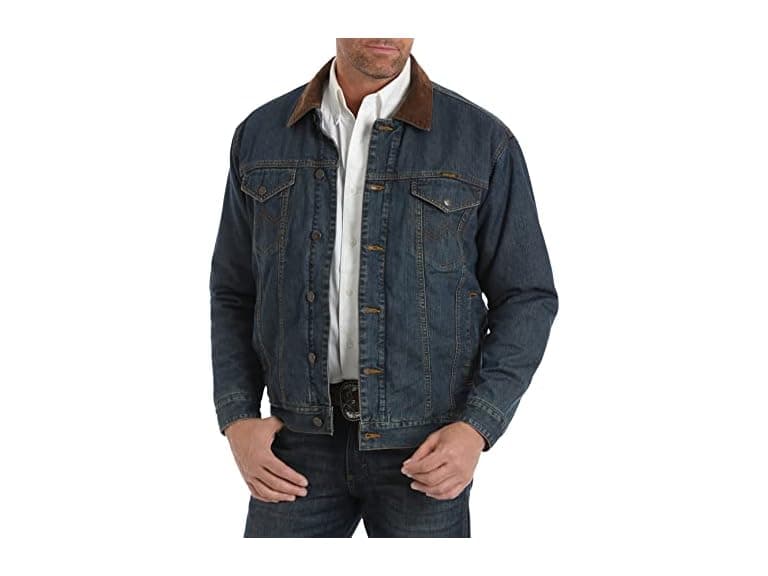 Wrangler Mens Lined Concealed Carry Denim Jacket (XLT) - Image 1