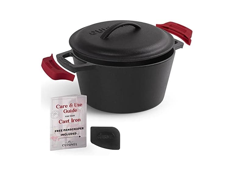 Cuisinel Cast Iron Dutch Oven - 3-Quart - Image 1
