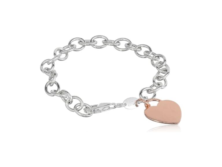 Amazon Essentials Sterling Silver Rose Bracelet - Image 1