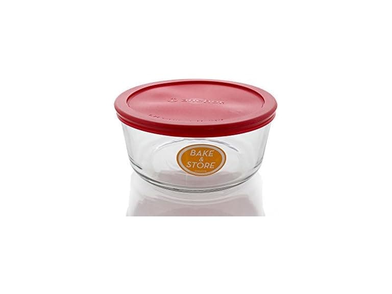 Anchor Hocking Food Storage CLR/RED 7CP - Image 1