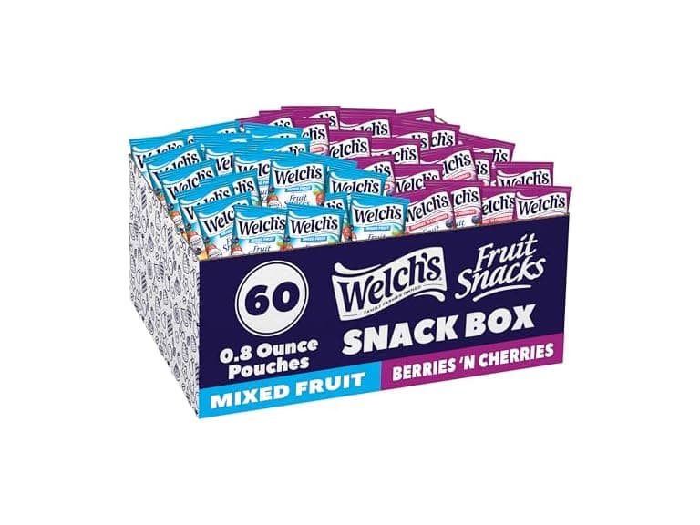 60PK Welch's Fruit Snacks, Mixed Fruit & Berries - Image 1