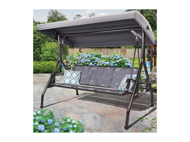 ZZW 8006 Textilene Patio Swing A-frame - Image 1