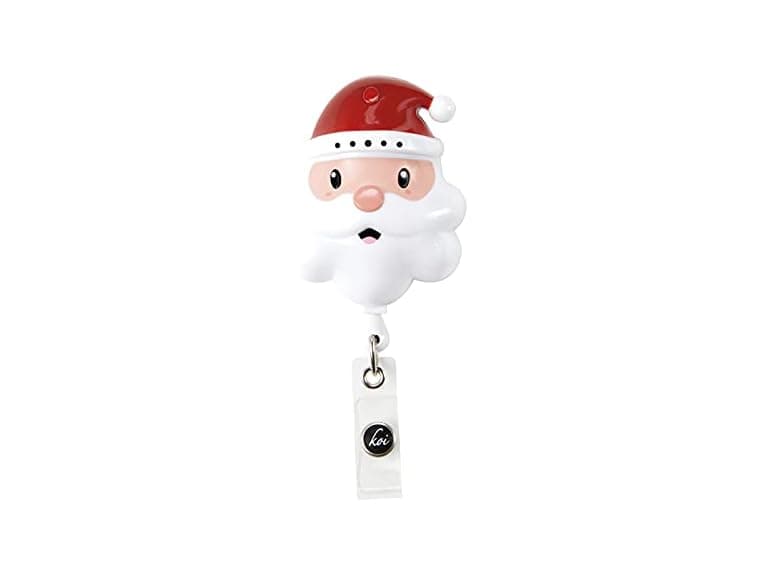 Badge Reel with Sound Santa - Image 1