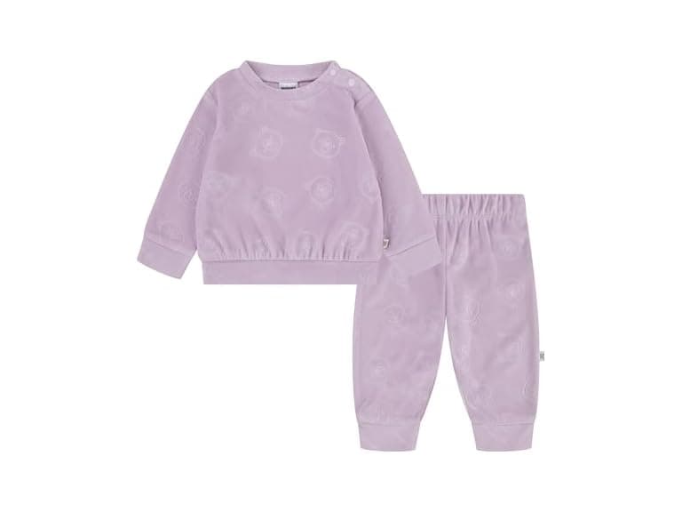 Huggies Velour Crewneck Sweatshirt Jogger Set - Image 1